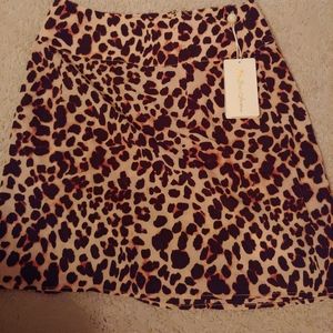 COPY - For love and lemons leopard print skirt